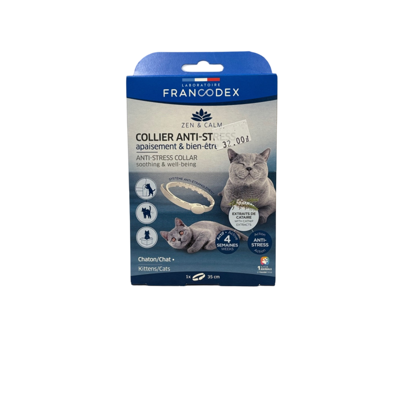 Francodex Obroża antystresowa kot 35cm | Francodex