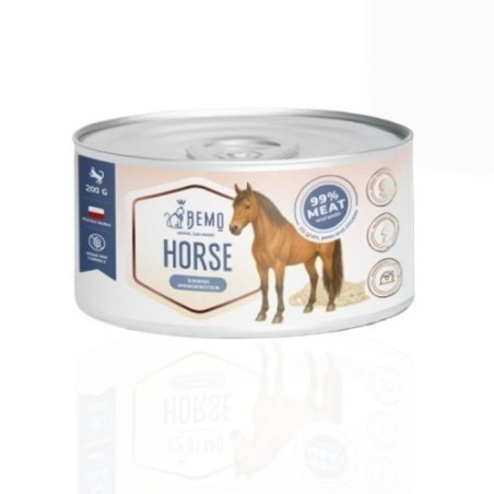 Bemo Cat Mono Koń 200g | Mokra karma dla kota z koniną