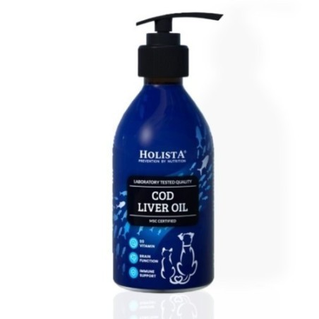 Holista Cod Liver Oil 250ml | Tran z dorsza dla psa i kota