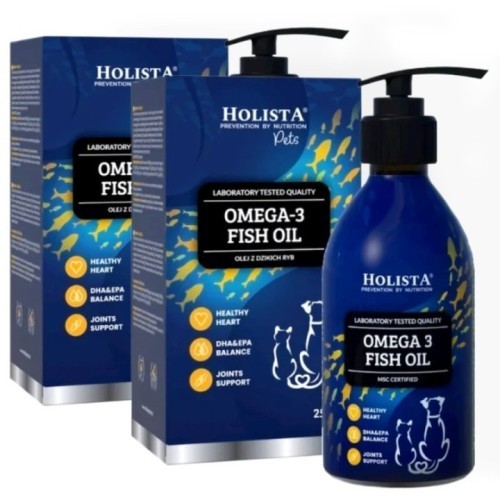Holista Omega 3 Oil 250ml | Olej z ryb dla psa i kota