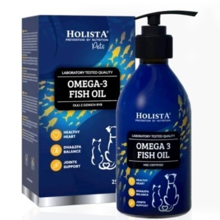 Holista Omega 3 Oil 250ml | Olej z ryb dla psa i kota