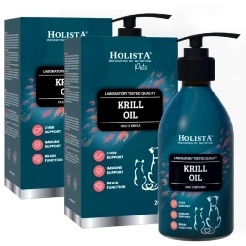 Holista Krill Oil 200ml | Olej z kryla dla psa i kota
