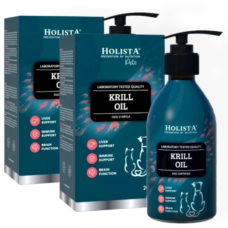 Holista Krill Oil 200ml | Olej z kryla dla psa i kota