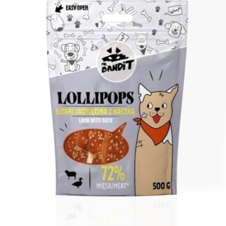Mr.Bandit Lizaki Jagnięcina z Kaczką 500g | Przysmak dla psa