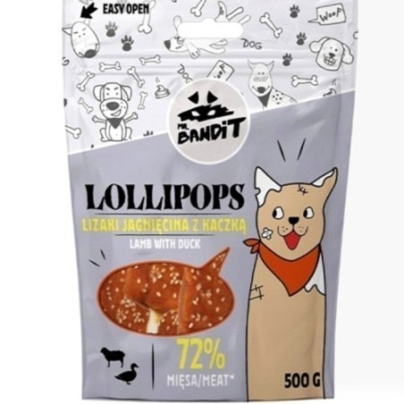 Mr.Bandit Lizaki Jagnięcina z Kaczką 500g | Przysmak dla psa