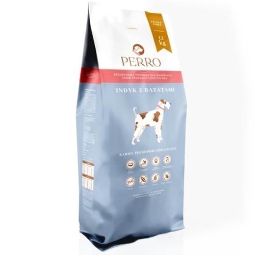 Perro Indyk z Batatami 12kg | Sucha karma dla dużych psów