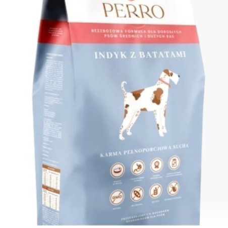 Perro Indyk z Batatami 12kg | Sucha karma dla dużych psów