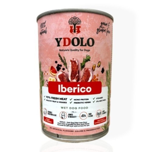 Ydolo Iberico 400g | Mokra karma monobiałkowa dla psa