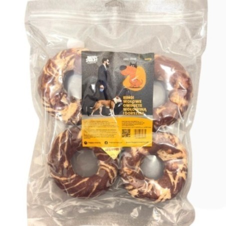 Happy Snacky Ringi wołowe z dorszem 500g | Przysmak dla psa