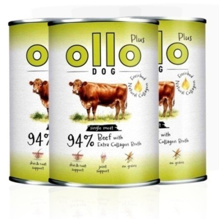 Ollo Plus Kolagen Wołowina 800g | Karma mokra dla psa
