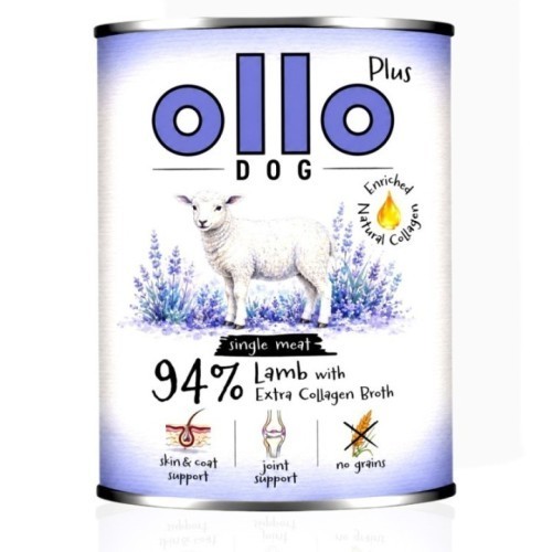 Ollo Plus Kolagen Jagnięcina 800g | Karma mokra dla psa