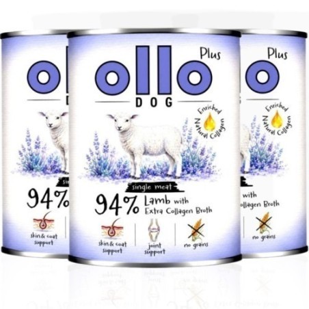 Ollo Plus Kolagen Jagnięcina 800g | Karma mokra dla psa
