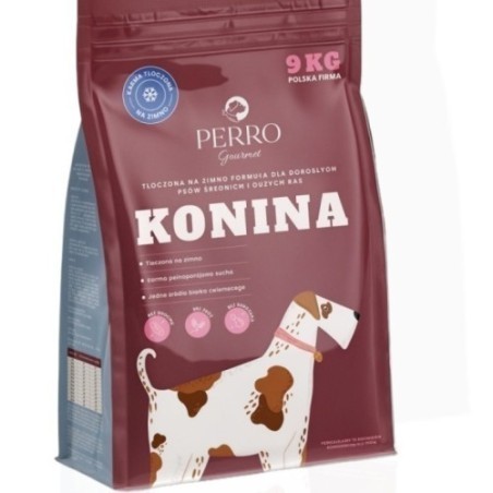 Perro Gourmet Konina 9kg | Sucha karma dla psa tłoczona na zimno