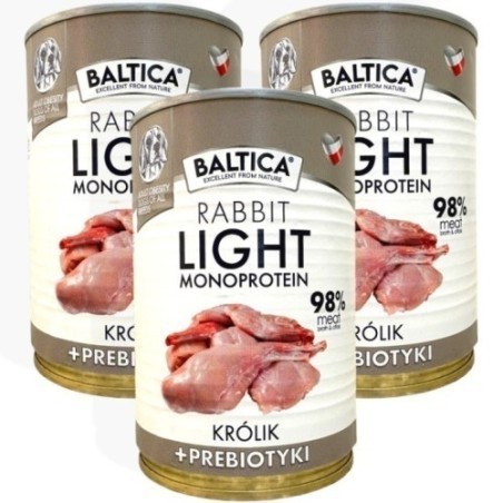 Baltica Rabbit Light & Prebiotics 400g | Karma mokra