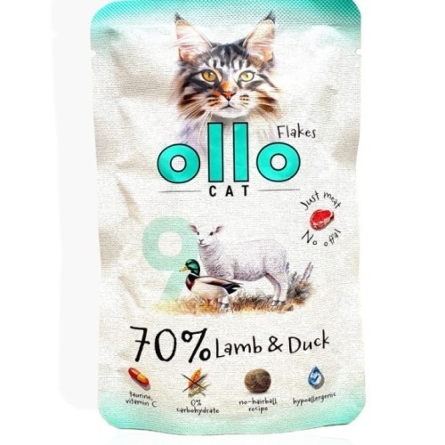OLLO Jagnięcina saszetka 85g | Monobiałkowa karma mokra