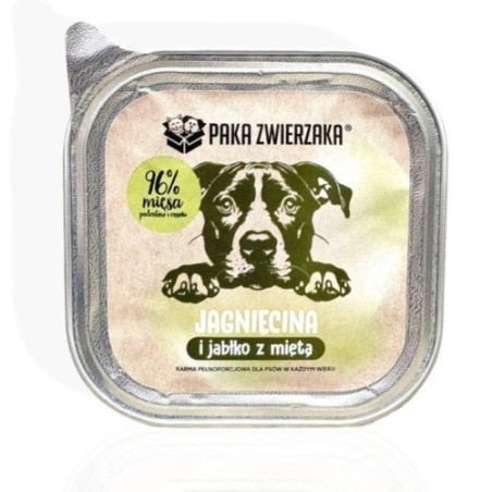 Paka Zwierzaka Jagnięcina z miętą 150g | Karma dla psa
