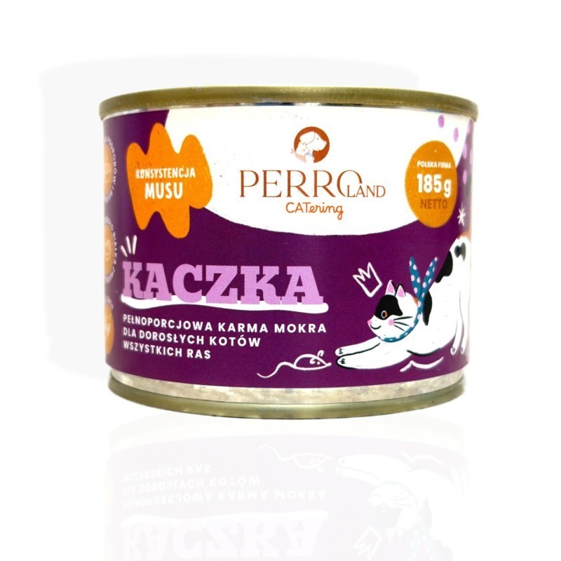 Perro Land Mus Kaczka 185g | Monobiałkowa karma dla kota