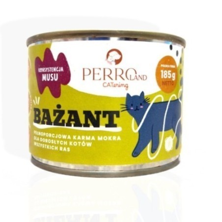Perro Land Mus Bażant 185g | Ekskluzywna karma dla kota