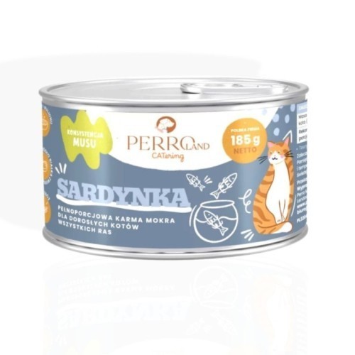Perro Land Mus Sardynka 185g | Rybna karma dla kota