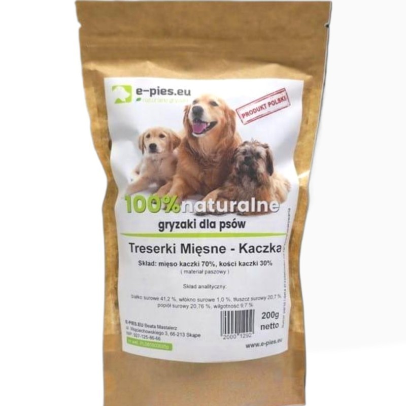 Samo Mięso Treserki z kaczki 200g | Przysmak dla psa