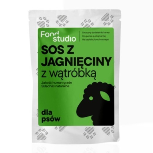 Food Studio Sos Jagnięcina Wątróbka 100ml | Sos dla psa i kota