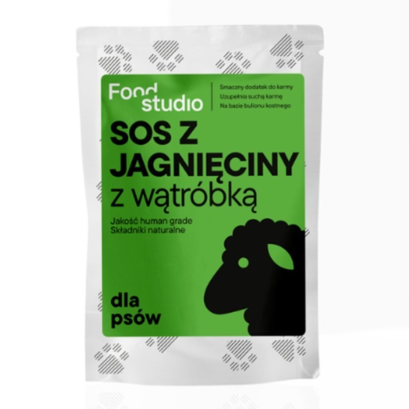 Food Studio Sos Jagnięcina Wątróbka 100ml | Sos dla psa i kota