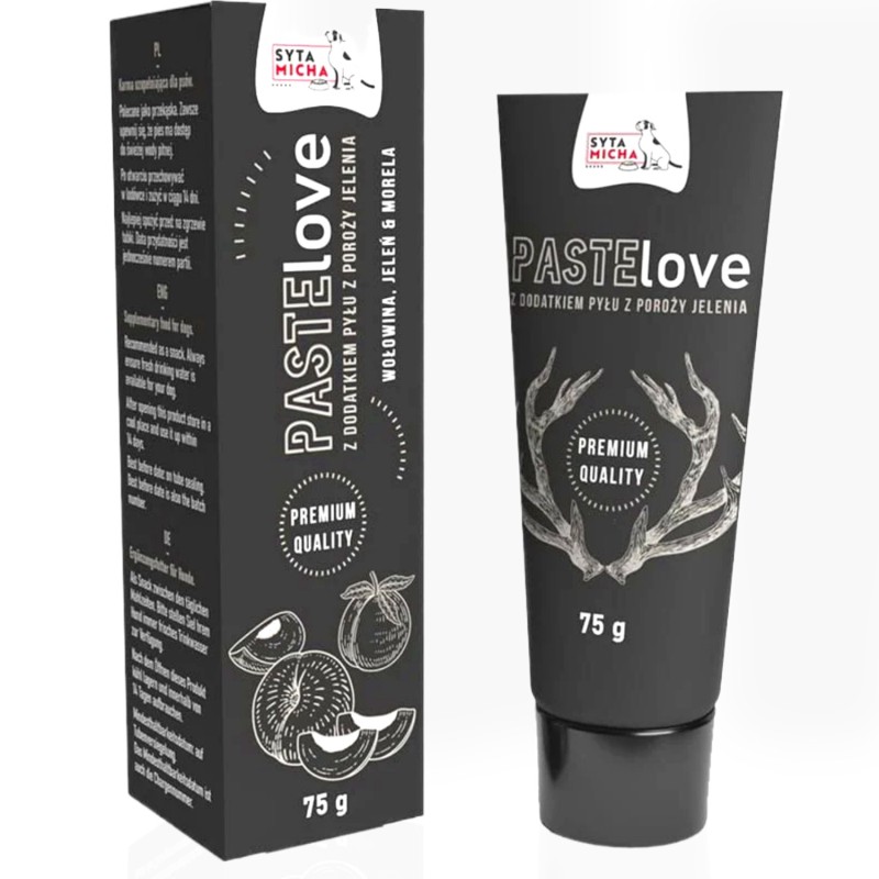 Syta Micha PasteLove Wołowina z Jeleniem 75g | Pasta dla psa