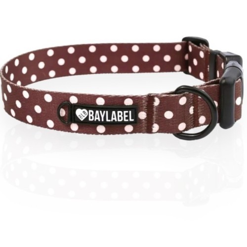 Baylabel Obroża Spotted Latte M 25mm | obroża dla psa