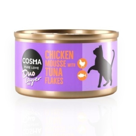 Cosma Duo Mus Kurczak Tuńczyk 70g | Mus dla kota premium
