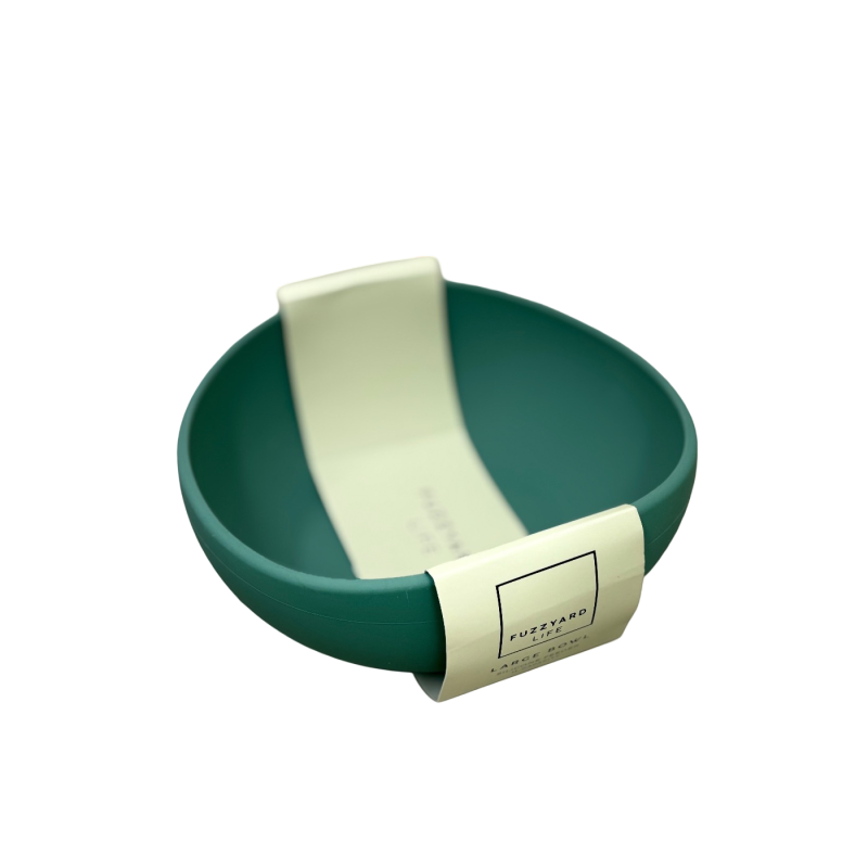 Fuzzyard Silicone Bowl myrtle green L | Fuzzyard