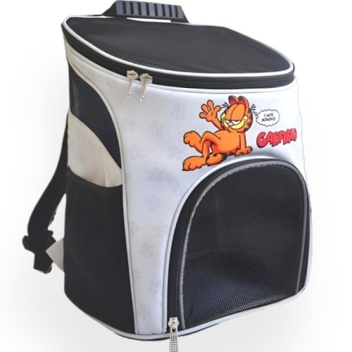Garfield transporterplecak szary | transporter dla kota