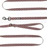 Baylabel Smycz HF Spotted Latte 300cm 25mm | smycz hands free dla psa