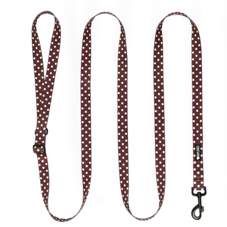 Baylabel Smycz HF Spotted Latte 300cm 25mm | smycz hands free dla psa