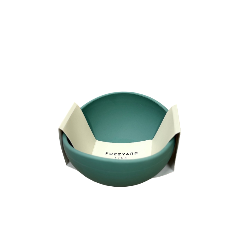 Fuzzyard Silicone Bowl myrtle green M | Fuzzyard