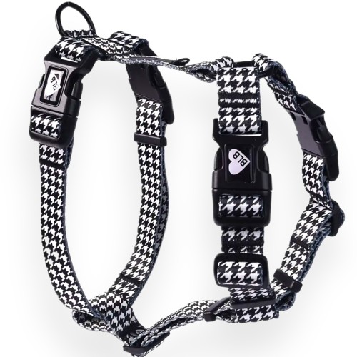Baylabel Szelki Guard Black'n'White M 25mm | szelki dla psa