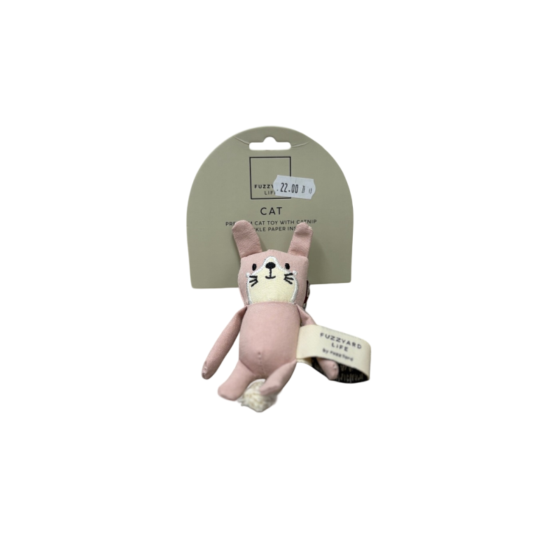 FuzzYard Zabawka dla Kota Pudrowy Róż 12 cm | FuzzYard