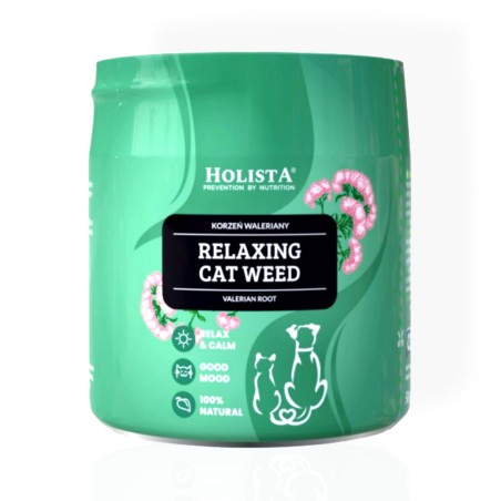 Holista Relaxing cat weed waleriana dla kotów 50g | suplement dla kota