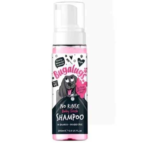 Bugalugs Suchy Szampon Baby Powder 200ml | Spray dla psa i kota