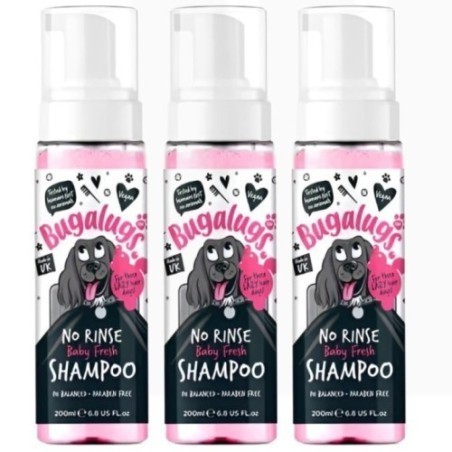 Bugalugs Suchy Szampon Baby Powder 200ml | Spray dla psa i kota