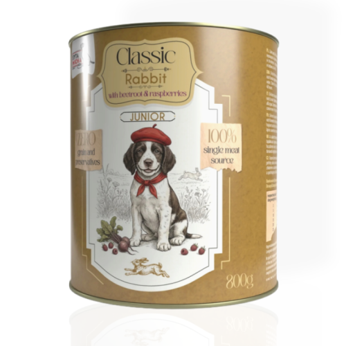 Syta Micha Classic Junior Królik 800g | Karma dla szczeniąt
