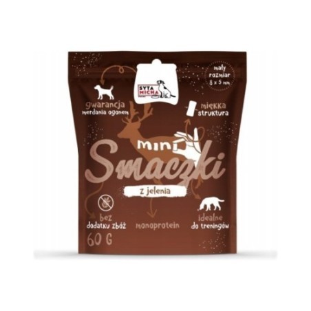 Syta Micha Mini Smaczki z jelenia 60g | Przysmak dla psa