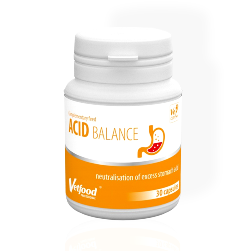 Vetfood Acid Balance 30 kaps. | Suplement na nadkwaśność