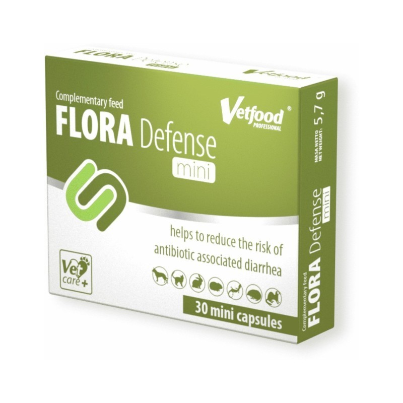 Vetfood Flora Defense Mini 30 kaps. | Probiotyk dla kota i psa