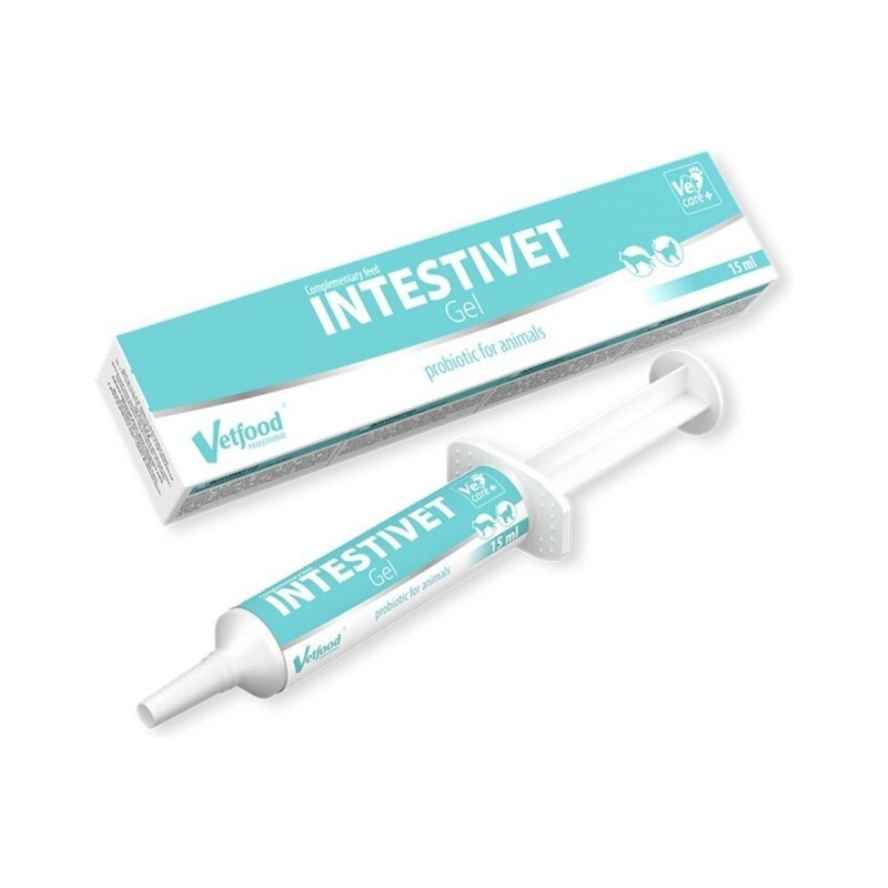 Vetfood Intestivet Gel 15ml | Żel probiotyczny dla psa i kota
