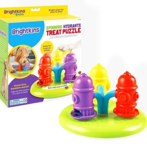 Brightkins Wirujące Hydranty | Gra edukacyjna dla psa
