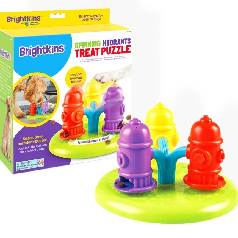 Brightkins Wirujące Hydranty | Gra edukacyjna dla psa