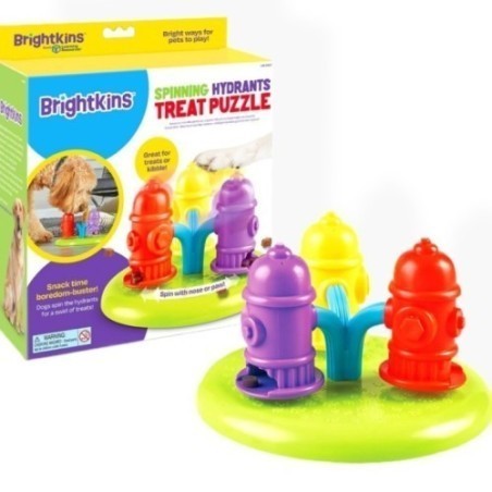 Brightkins Wirujące Hydranty | Gra edukacyjna dla psa