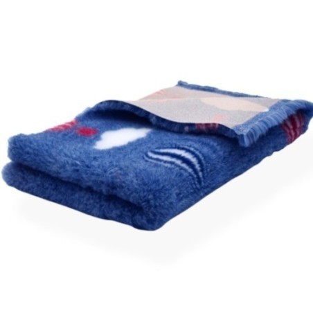 Buba Dry Bed Błękitny w stokrotki 100x75cm | Legowisko