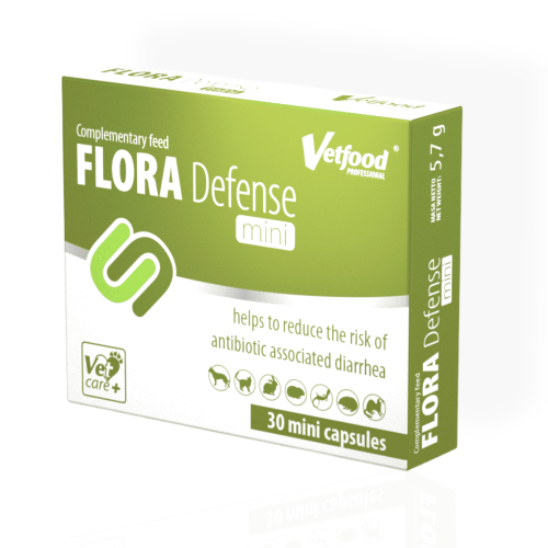 Vetfood Flora Defense Mini 30 kaps. | Probiotyk dla kota i psa