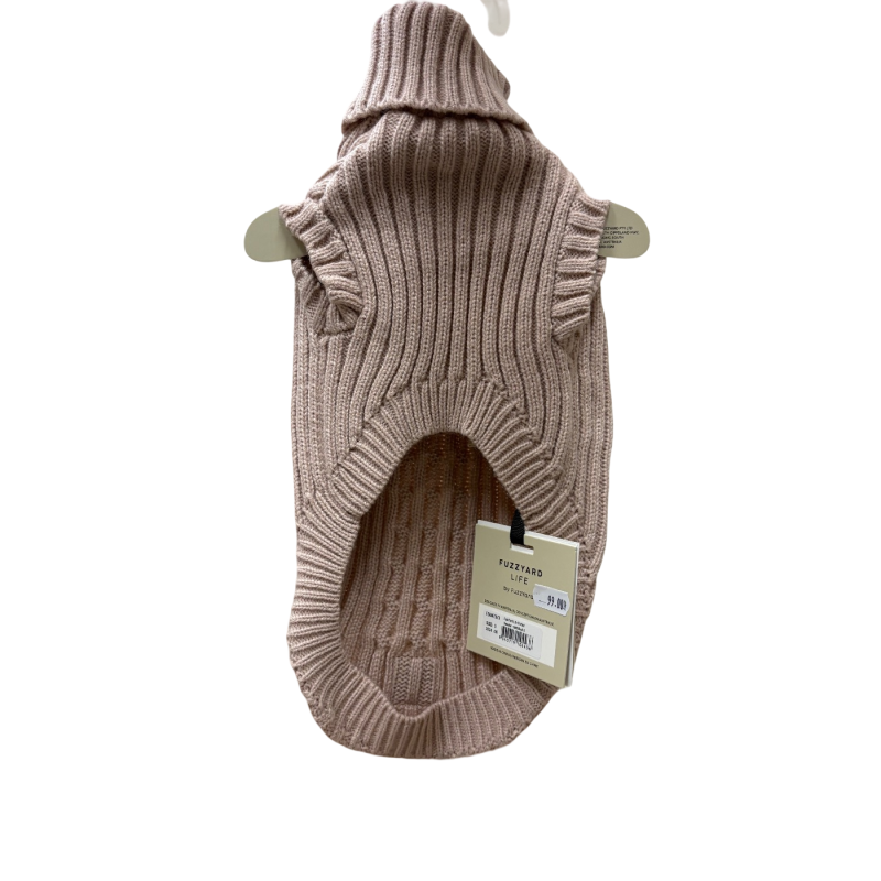 FuzzYard Life Sweter Z Dzianiny Pudrowy Róż S3 | FuzzYard